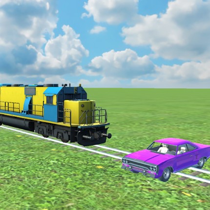 Train vs car games. Train game Image