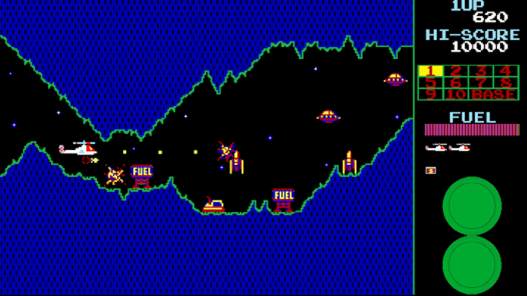 Retro Super Cobra Arcade Game Image