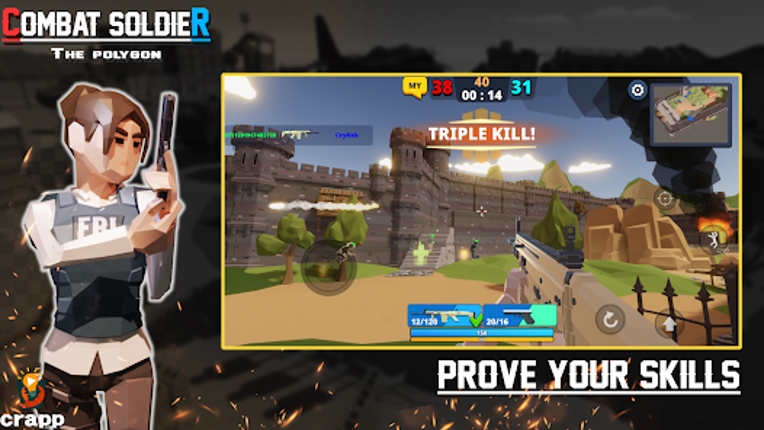 Combat Soldier - The Polygon screenshot
