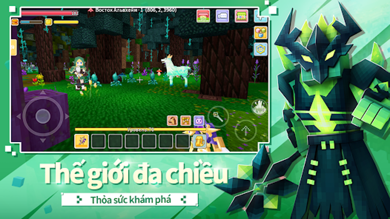 Milkcraft: Thế Giới Block RPG screenshot