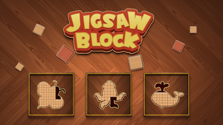 Jigsaw Wood Block Puzzle Image
