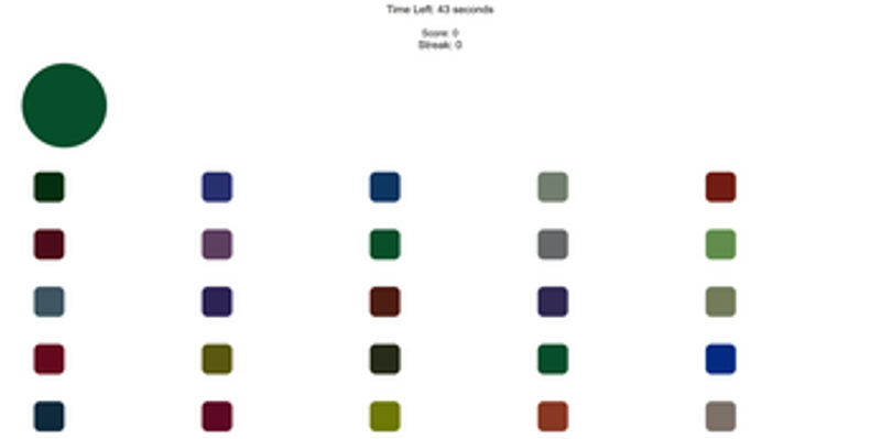 ProcGen Color Matching Game screenshot