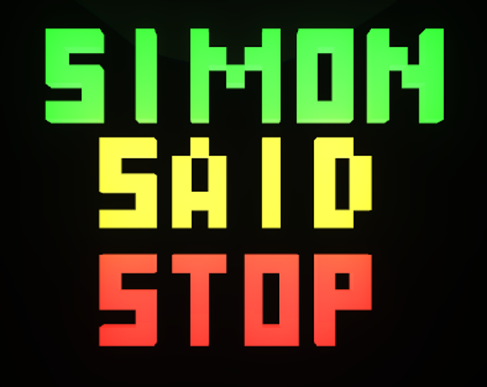 SIMON SAID STOP Game Cover