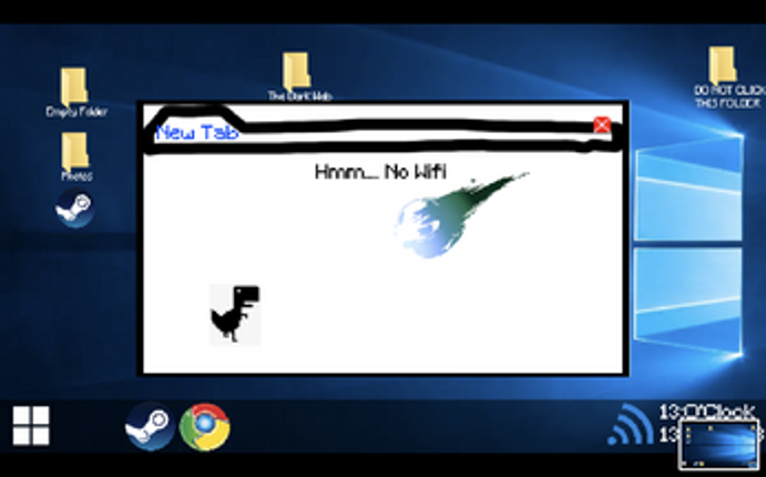 Windows 1352 Pong screenshot