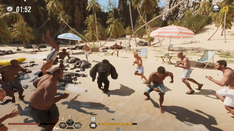 Gorilla Vs 100 Men screenshot