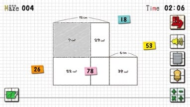 MENSEKI Genius!: Area maze puzzles Image