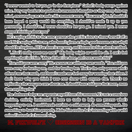 Obsession is a Vampire Image