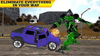 Offroad Hummer Robot Transformation : Iron Machine Image