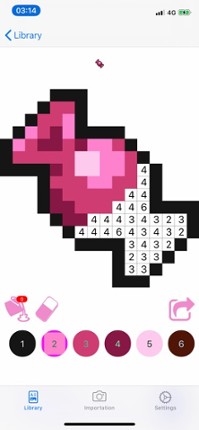 Pixel Art Numbers: Fine Artist screenshot