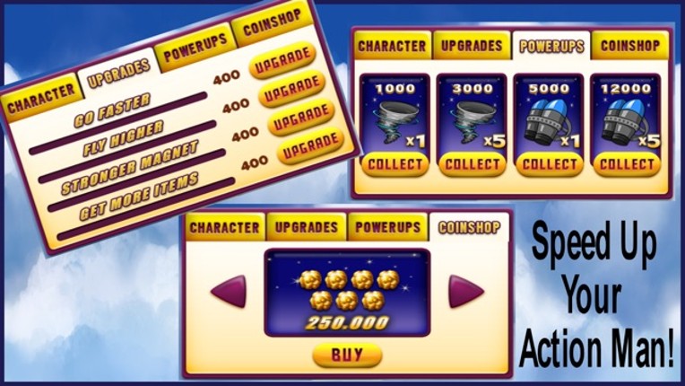 Super Hero Action Jump Man - Best Fun Adventure Jumping Race Game screenshot