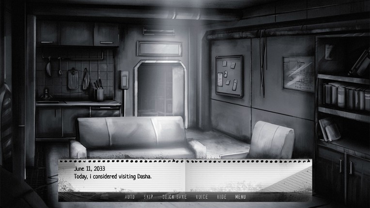 The Bunker Notes - Horror/Drama Visual Novel screenshot