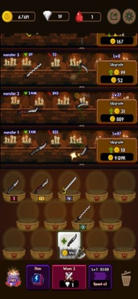 WeaponWar : Idle Merge Weapon screenshot
