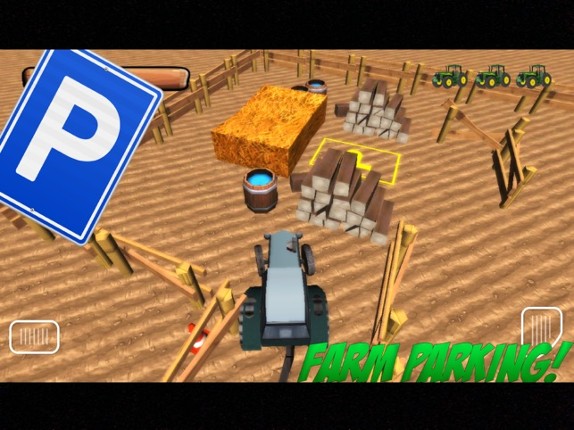 3D Farm-ing Tractor Park-ing School Drive-r Simulator Image