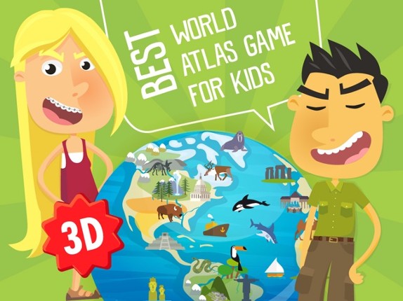 Atlas 3D for Kids – Games to Learn World Geography screenshot