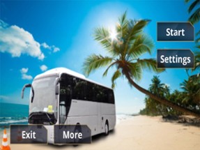 Beach Bus Parking:Drive in Summer Vocations Image