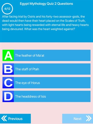 Egypt Mythology &amp; Legends screenshot