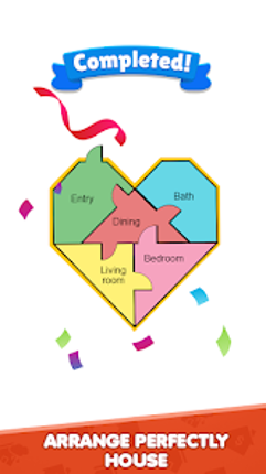 Room Sort Master: House Plan Image
