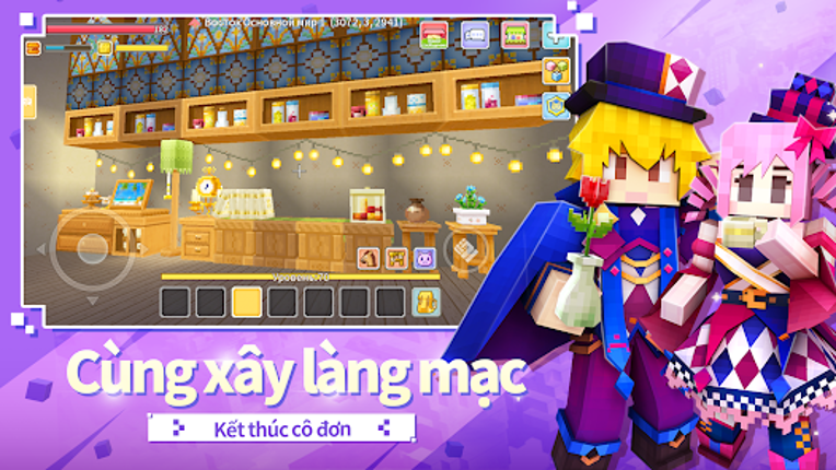 Milkcraft: Thế Giới Block RPG Image
