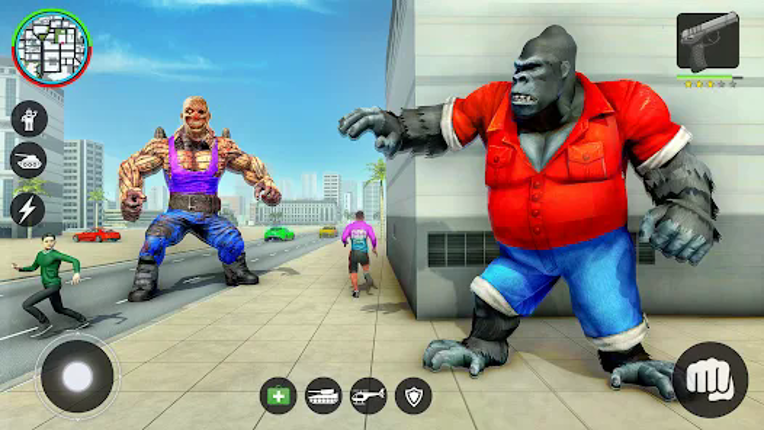 Gorilla Fighting: Hero Game screenshot