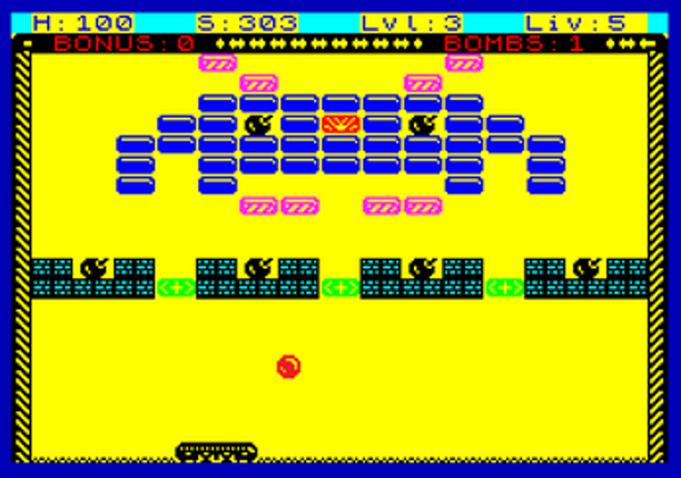 Brickz! (VARIETY) ZX Spectrum Next screenshot