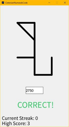Cistercian  Numerals Quiz Image