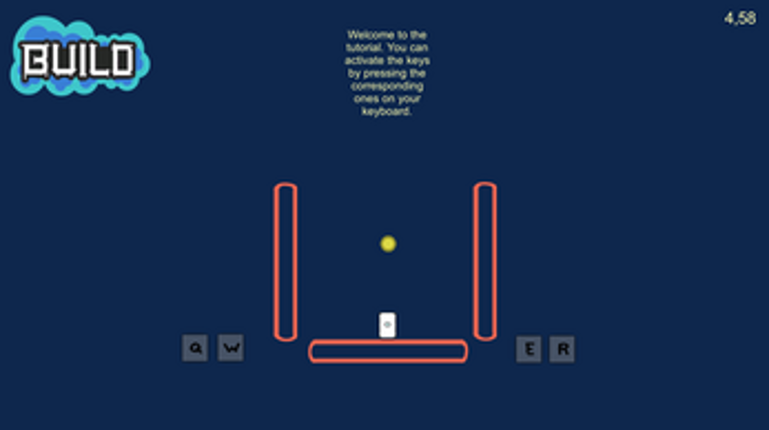 Keyboard Platformer game screenshot
