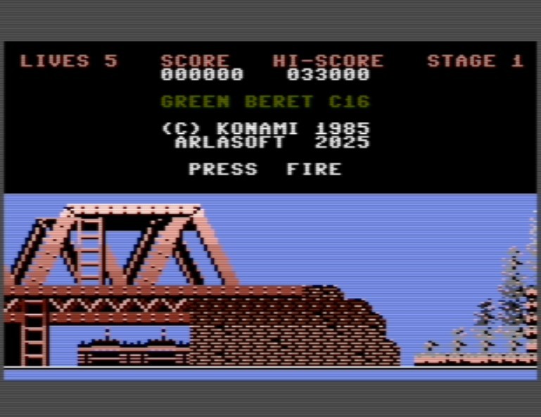 Games like Green Beret C16