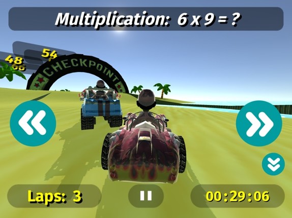 Math Racing 2 Pro screenshot