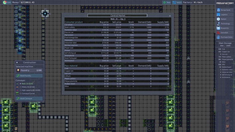 MegaFactory Tycoon screenshot