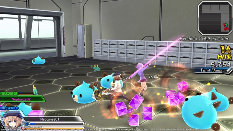 Megatagmension Blanc + Neptune VS Zombies screenshot