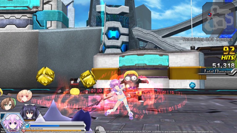 Megatagmension Blanc + Neptune VS Zombies screenshot