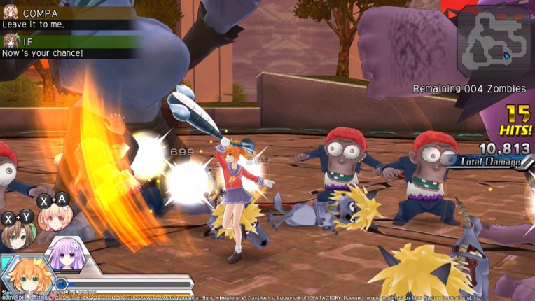 Megatagmension Blanc + Neptune VS Zombies screenshot