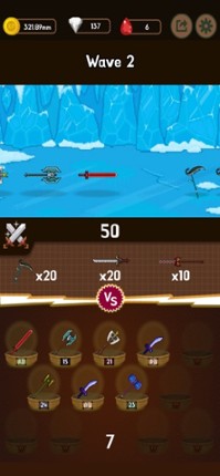 WeaponWar : Idle Merge Weapon screenshot