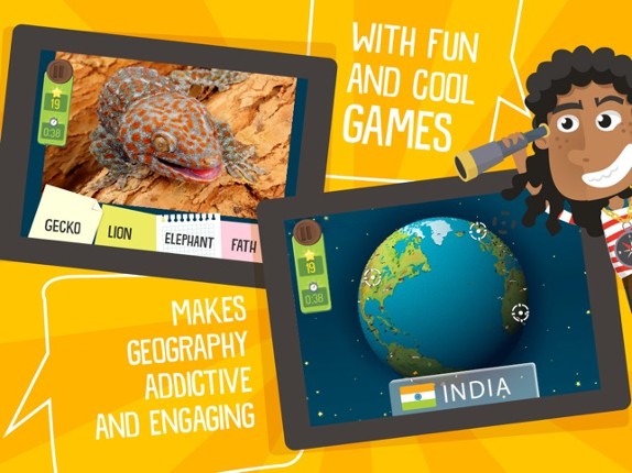Atlas 3D for Kids – Games to Learn World Geography screenshot