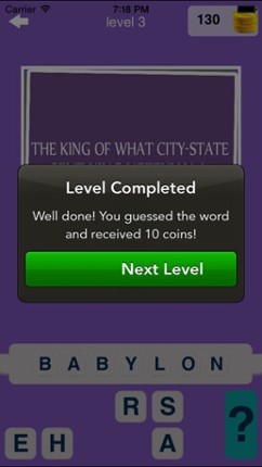 Bible Trivia Quiz : Christian Holy Bible Quiz Game screenshot