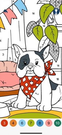 Color by Number - Animals screenshot