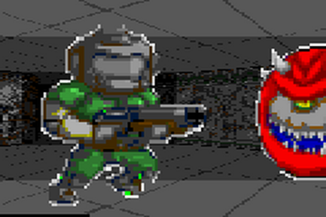 DooM Raycaster Engine (Game Boy Advance) Image
