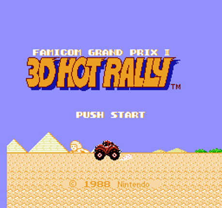 Famicom Grand Prix II: 3D Hot Rally Image