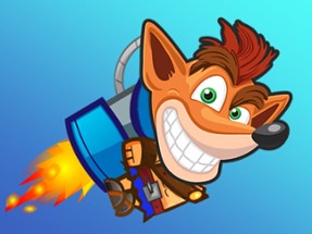 Flying Crash Bandicoot Image