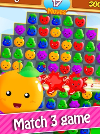 Fruit Splash Matcher – New Cute Fruits Puzzle Match 3 Game for Family screenshot