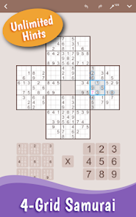 MultiSudoku: Samurai Sudoku screenshot