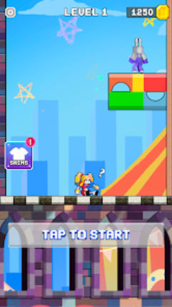 Rainbow Clown: Swing Monster screenshot