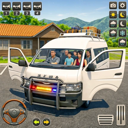 Mini Van Driving Mini Bus Game Image