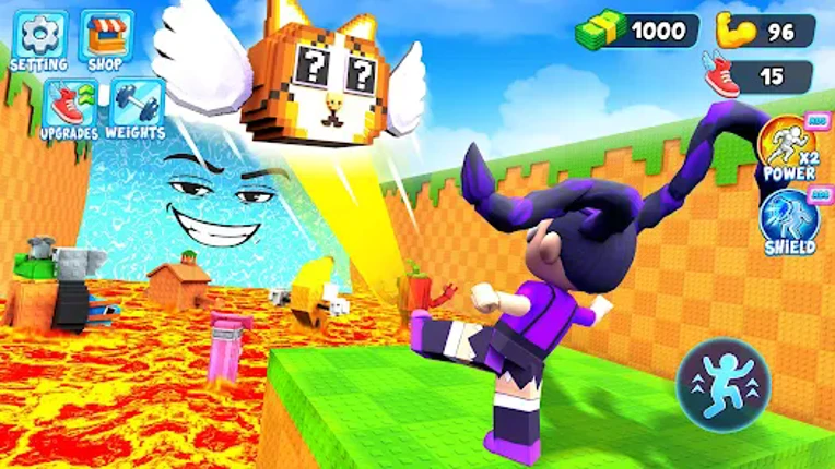 Kick A Lucky Block: Brainzot screenshot