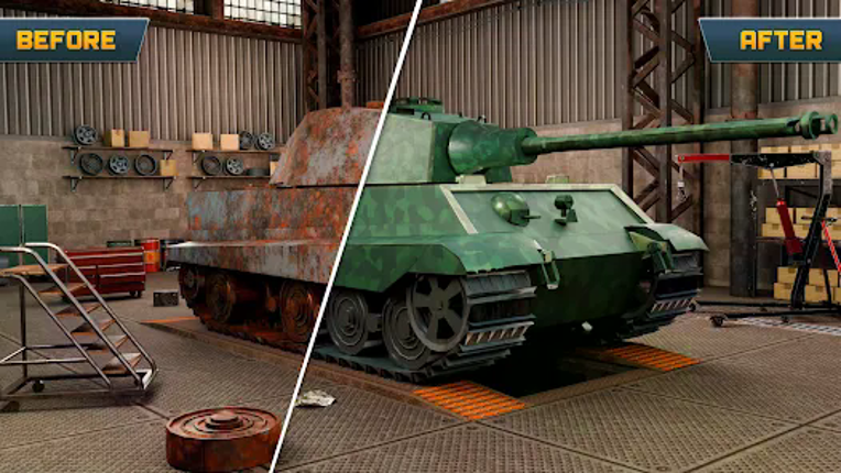 Tank Mechanic Simulator Games screenshot