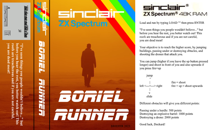 BorielRunner 48k Game Cover