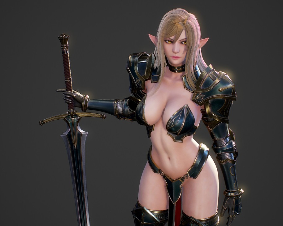 Games like Ryan Reos Girl 1 - Elf Swordmaster - Head Collector VR