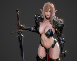 Ryan Reos Girl 1 - Elf Swordmaster Image