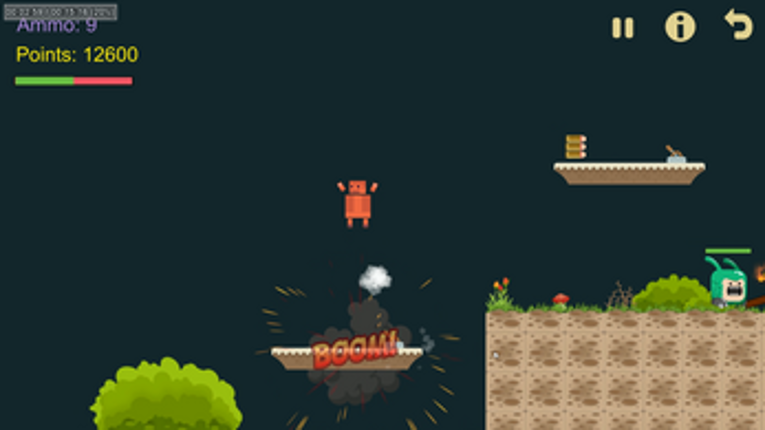 Orange Explorer - classic retro puzzle platformer screenshot