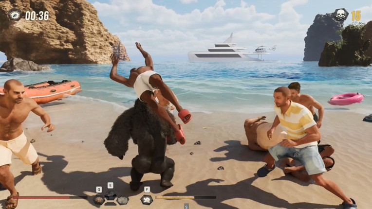 Gorilla Vs 100 Men screenshot